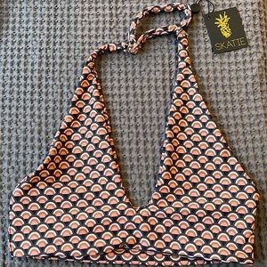 NEW | Skatie Geometric Bikini Halter Top